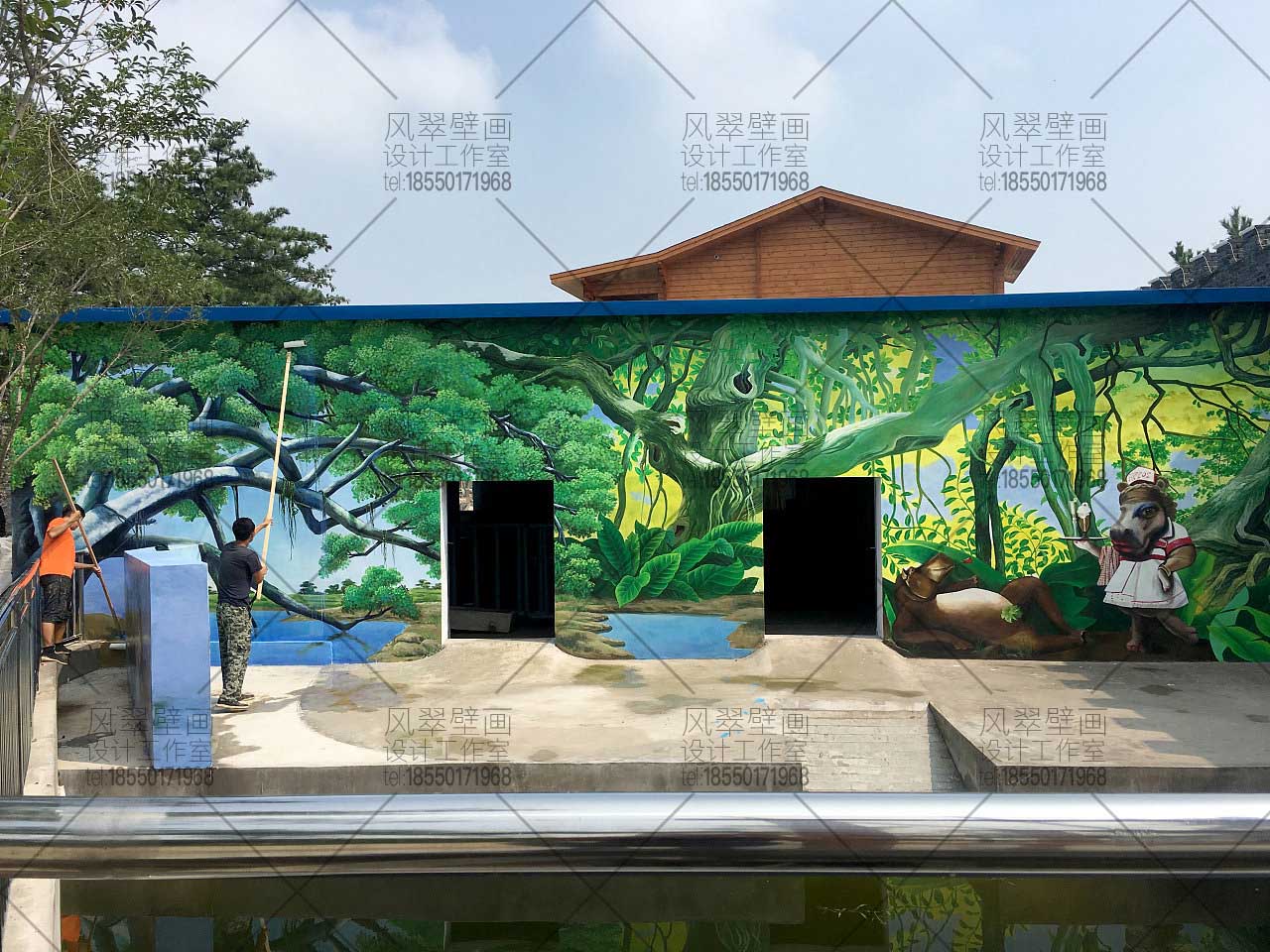 苏州动物园彩绘